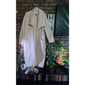 Size XL Express Cream Bulky Cardigan